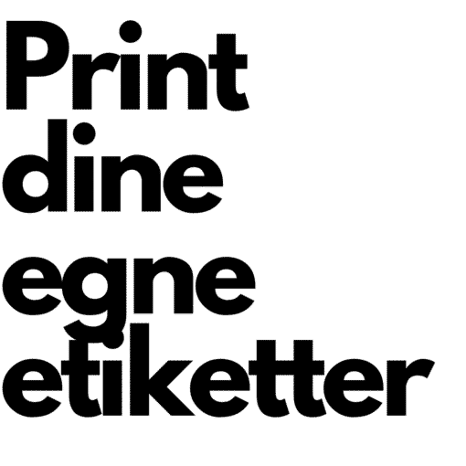 Label til logo print